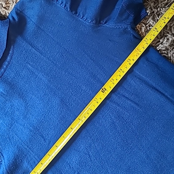 Style & Co xl stretchy blue turtle neck sweater. - Picture 8 of 8